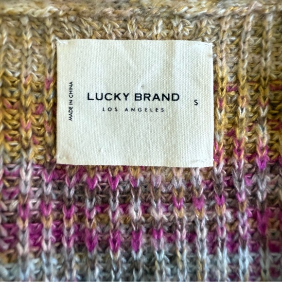 Lucky Brand V-Neck Ombre Button Front Cardigan Size Small - Picture 13 of 16